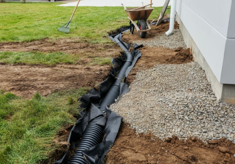 Drainage System in Use